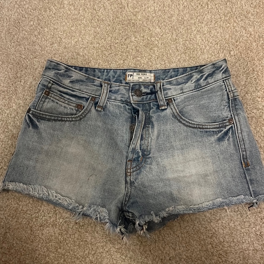 Free People Denim Shorts